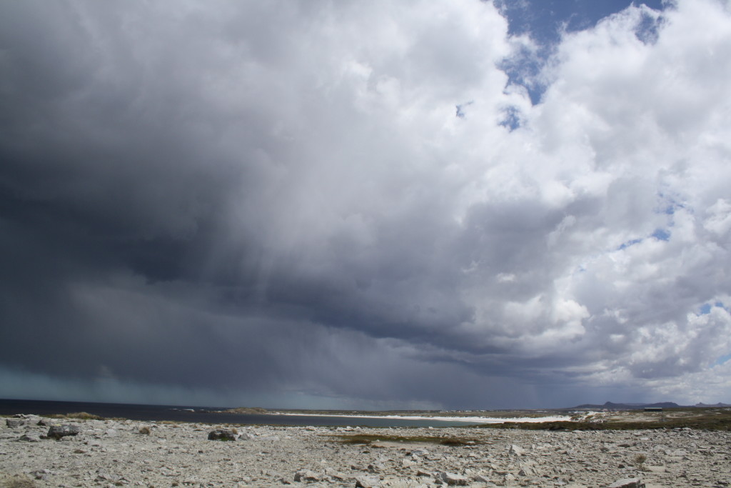 All kinds of weather brewing at Cape Pembroke, near Stanley, East Falkland, November 2016.