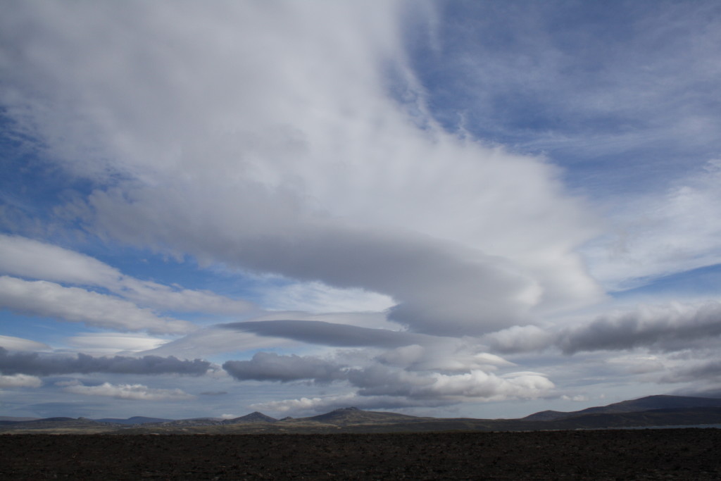 Epic skies over West Falkland, November, 2016.