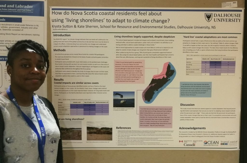 Krysta Sutton presented some early work at the OFI network meeting in St. John's this week.